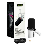 MV7+ Shure Podcast Microphone (White)