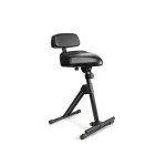 FM SEAT1 BR GRAVITY Height Adjustable Stool with Backrest